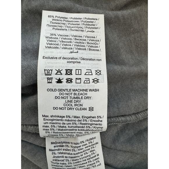 * New ~ VERO MODA ~ Nelly Ruched Knit Top Size L VISCOSE FALL - Picture 5 of 5